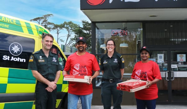 Pizza Hut partners with St John