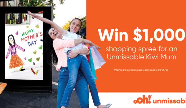 oOh! celebrates ‘unmissable’ mums with a $1,000 shopping spree