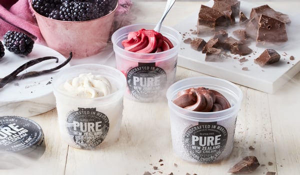 A cool collaboration for PURE New Zealand Ice Cream and Domino’s