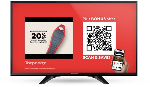 QR codes appearing in TVCs in New Zealand first