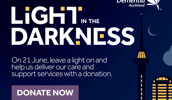 Dementia Auckland encourages Kiwis to Light the Darkness