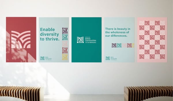 Motion Sickness designs brand identity for The Ministry for Ethnic Communities