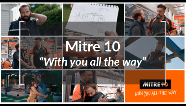 Mitre 10 takes out July Colmar Brunton Ad Impact Award