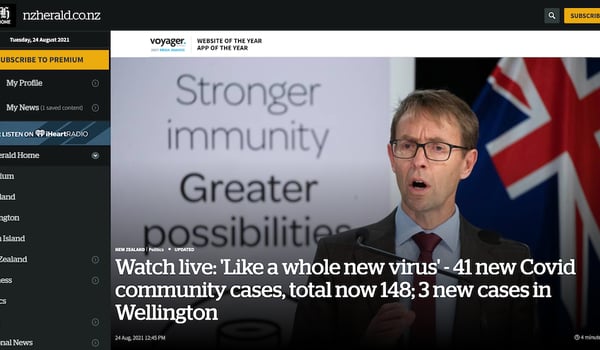 Kiwis turn to NZ Herald in record numbers