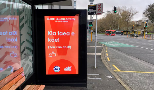 oOh! and Auckland Transport unite for Maori Language Week