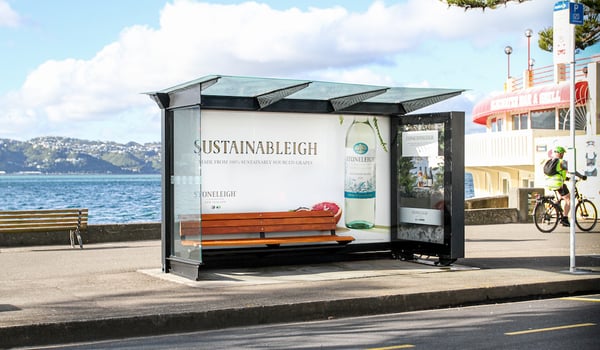 oOh!media and Stoneleigh bring mini greenhouse to the streets of Wellington