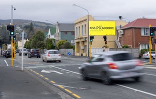 Billboard in Dunedin