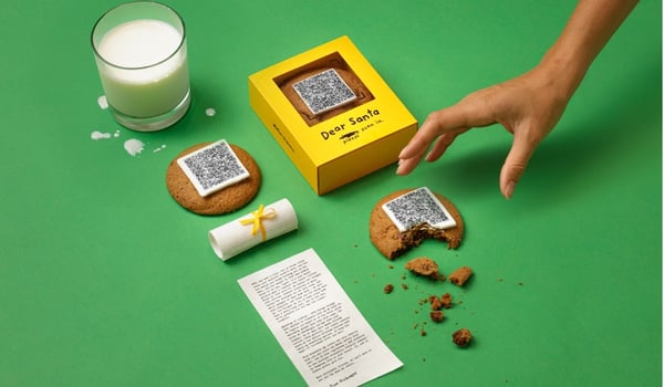 Motion Sickness saves Christmas via Santa QR Cookies