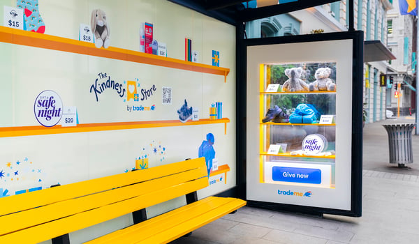 Trade Me Kindness Stores hit the streets with help from oOh!media