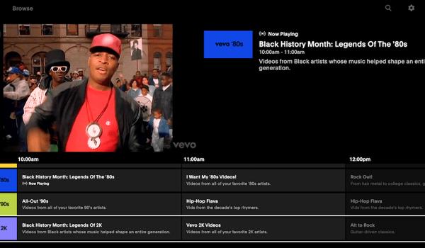 Vevo launches new app on Google TV and other Android TV OS devices