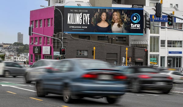 JCDecaux NZ runs first digital roadside programmatic campaign with TVNZ