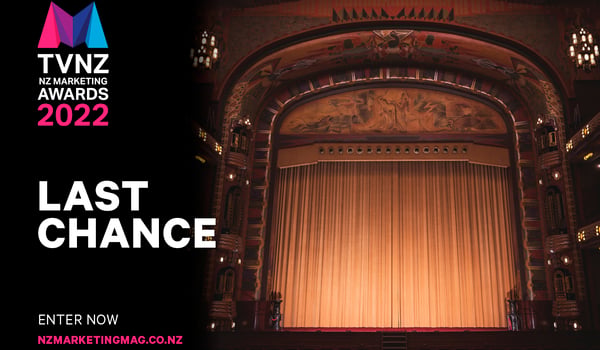 Last chance to enter the 2022 TVNZ-NZ Marketing Awards