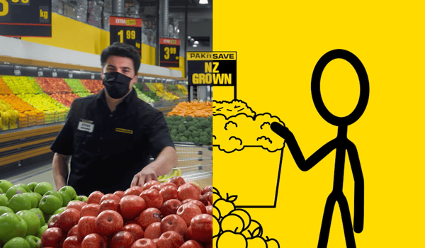 Stickman introduces ‘real world’ friends in new Pak’nSave campaign via FCB