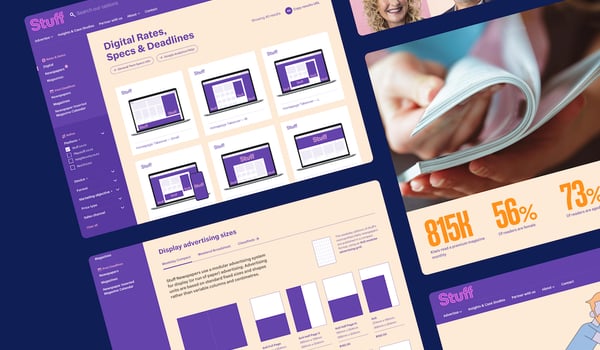 Gravitate partners with Designworks and Transformative in web expression of new Stuff brand for advertisers