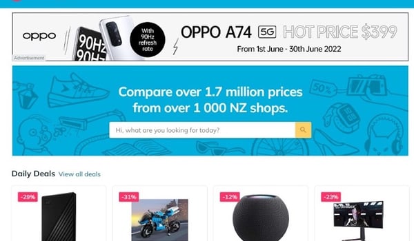 Scroll Media to exclusively represent pricespy.co.nz