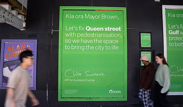 MP sends clear message via Phantom Billstickers