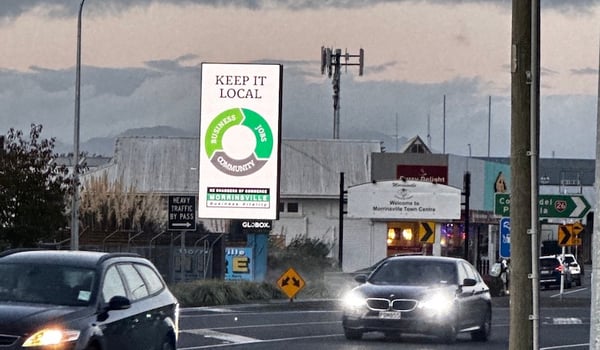 GLOBOX lights up Morrinsville with two new digital billboards