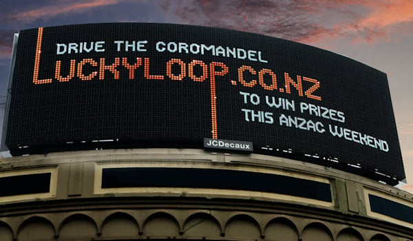 Lucky Loop campaign rewards travel to Coromandel via DDB