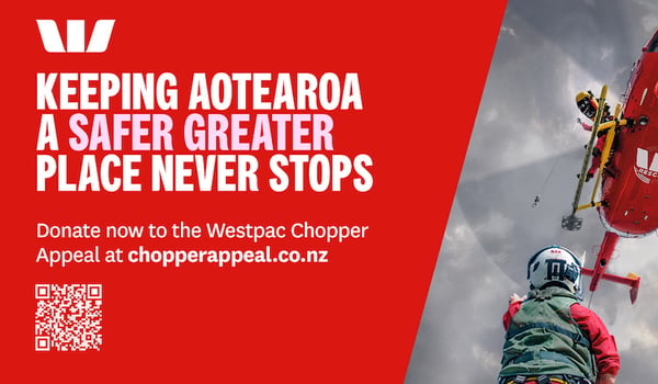 Spark Foundry takes Westpac NZ fundraising to new heights for Kiwi rescue choppers
