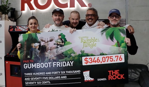 The Rock Morning Rumble raises $346k+ for Gumboot Friday