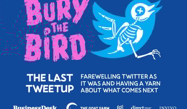 The Goat Farm and BusinessDesk host “wake” for Twitter