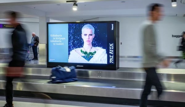 Auckland Airport upgrades screens in domestic baggage area via JCDecaux