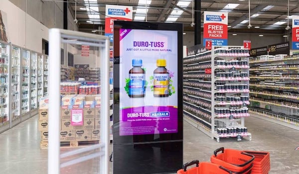 HYPER launches retail DOOH media network with Bargain Chemist