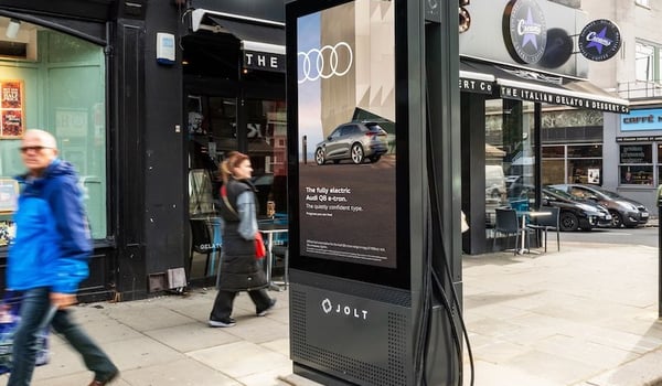 EV charging and digital Out of Home network JOLT expands to UK