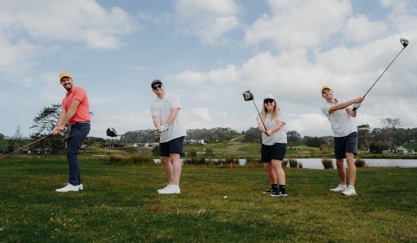 Auckland Adland swings for good at first UnLtd open golf tournament
