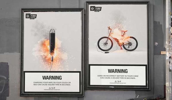 Motion Sickness and MBM add spark to battery fire awareness campaign