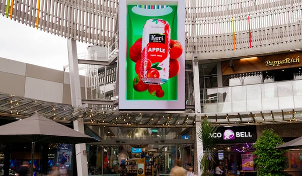 oOh!media NZ brings NZ’s largest 3D Anamorphic video creative to life