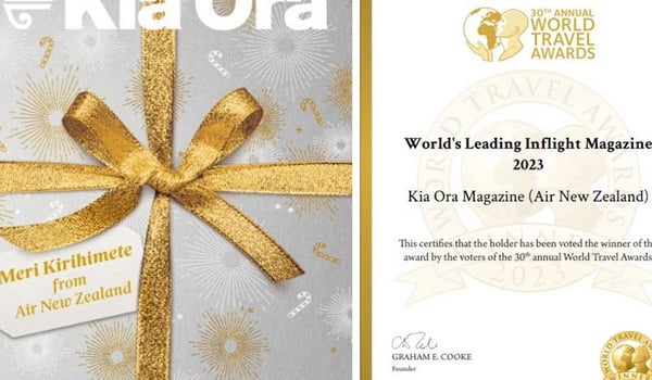 Kia Ora Magazine voted best in the world