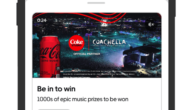 Coca Cola first to use new Uber Eats video ads in NZ