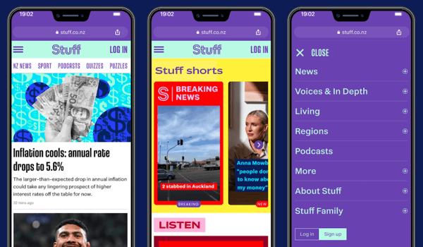 Stuff launches new-look website