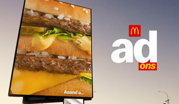 Macca’s ‘hacks’ its own OOH with LUMO and DDB