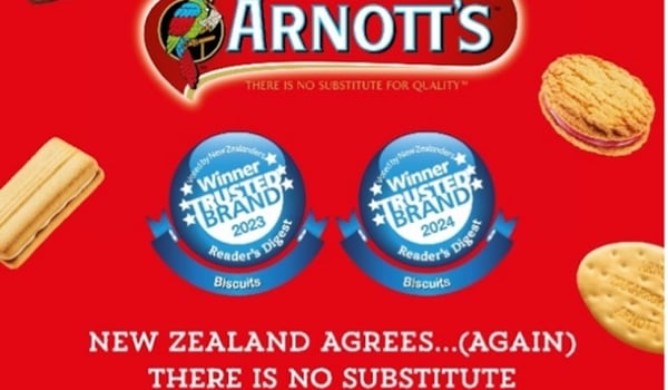 Beloved Arnott’s wins most trusted biscuit brand for the second year