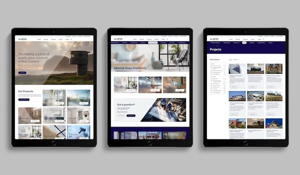 Quantum Jump helps Metro Glass launch new website
