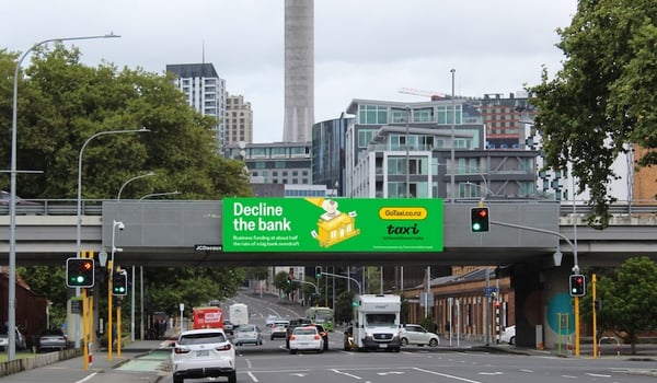 Taxi encourages Kiwis to decline the bank