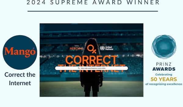 Mango’s ‘Correct the Internet’ wins big at PRINZ