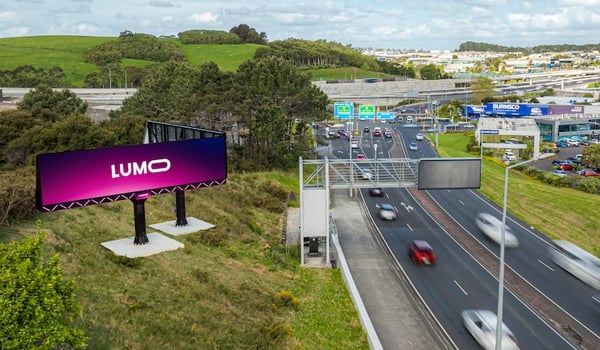 Two new billboards for Lumo on Albany Expressway