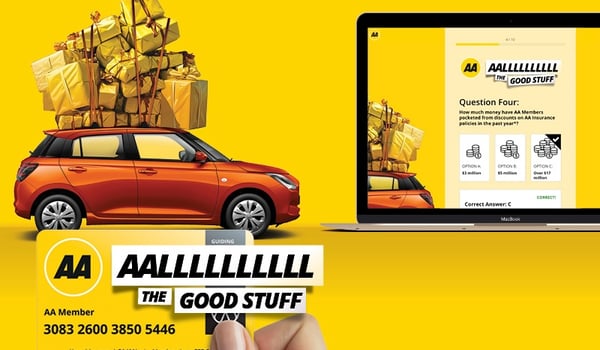 Bringing the AA membership to life with a quiz