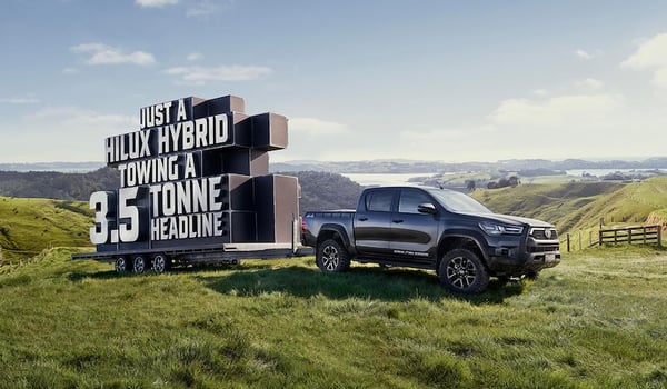 Toyota Hilux and Saatchi & Saatchi New Zealand introduce the 3.5 tonne headline