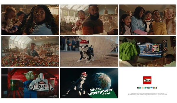 Lego’s Christmas ad takes the top spot in Kantar’s November Ad Impact Award