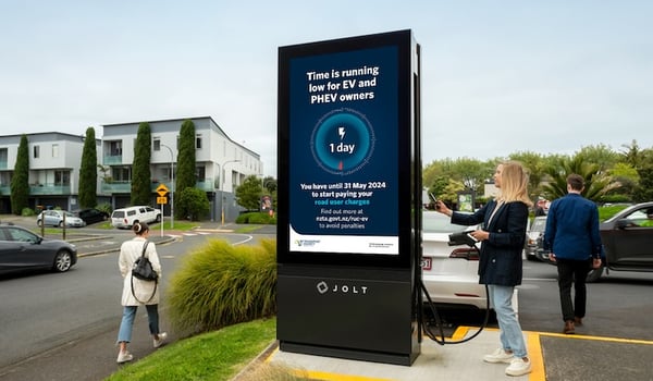 How programmatic DOOH helped educate Kiwis on NZTA’s electric vehicle road user charges