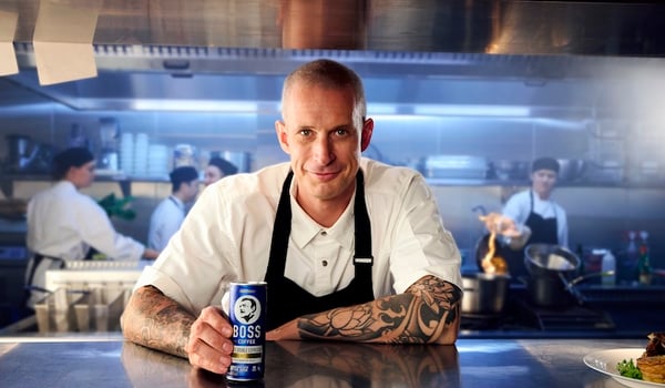 Kiwi culinary star takes centre stage in new Suntory Boss campaign