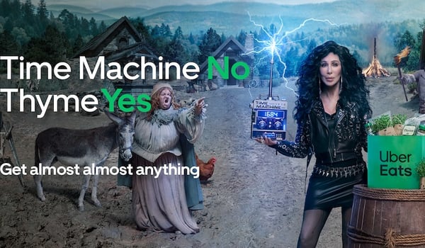 Cher turns back time in latest Uber Eats campaign