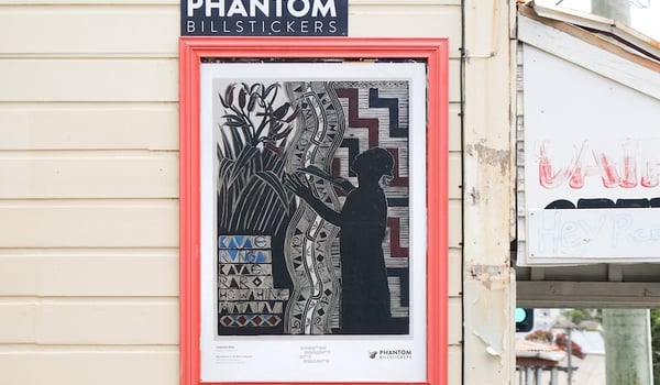 Phantom Billstickers turns streets into open art gallery