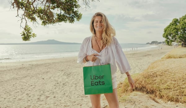 Uber Eats gets Rachel Hunter on board for Reach the Beach campaign
