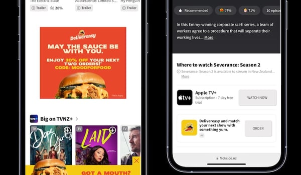 Engaging content and tasty meals: Flicks and Delivereasy renew partnership
