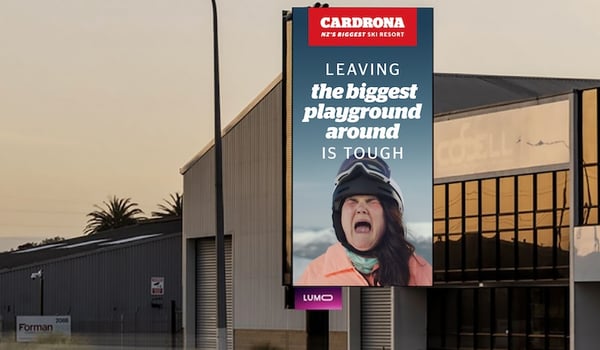 Cardrona goes back to cheeky roots with new campaign